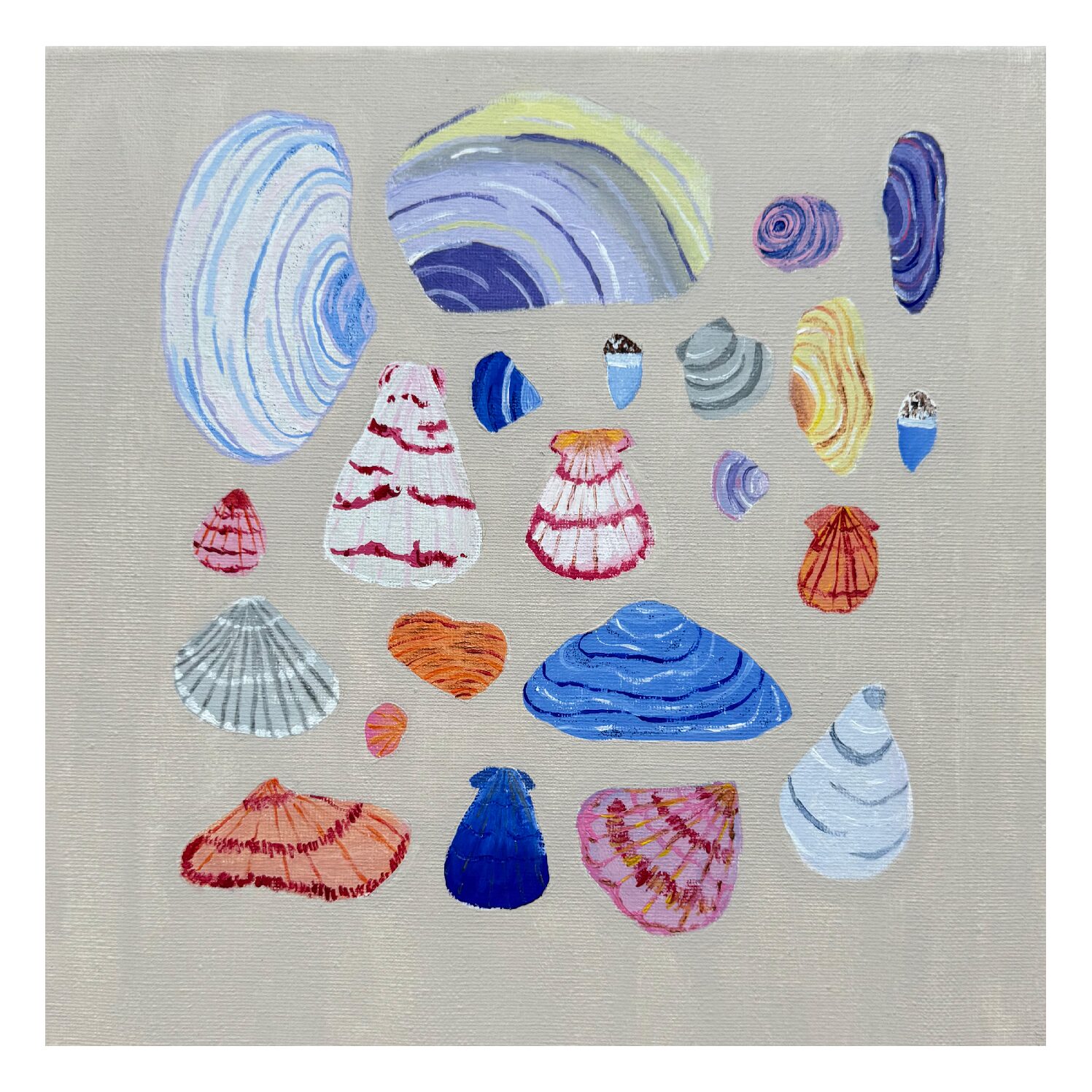 Mussels Print A3